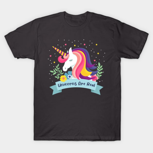 unicorns are  real T-Shirt by zaki-tees